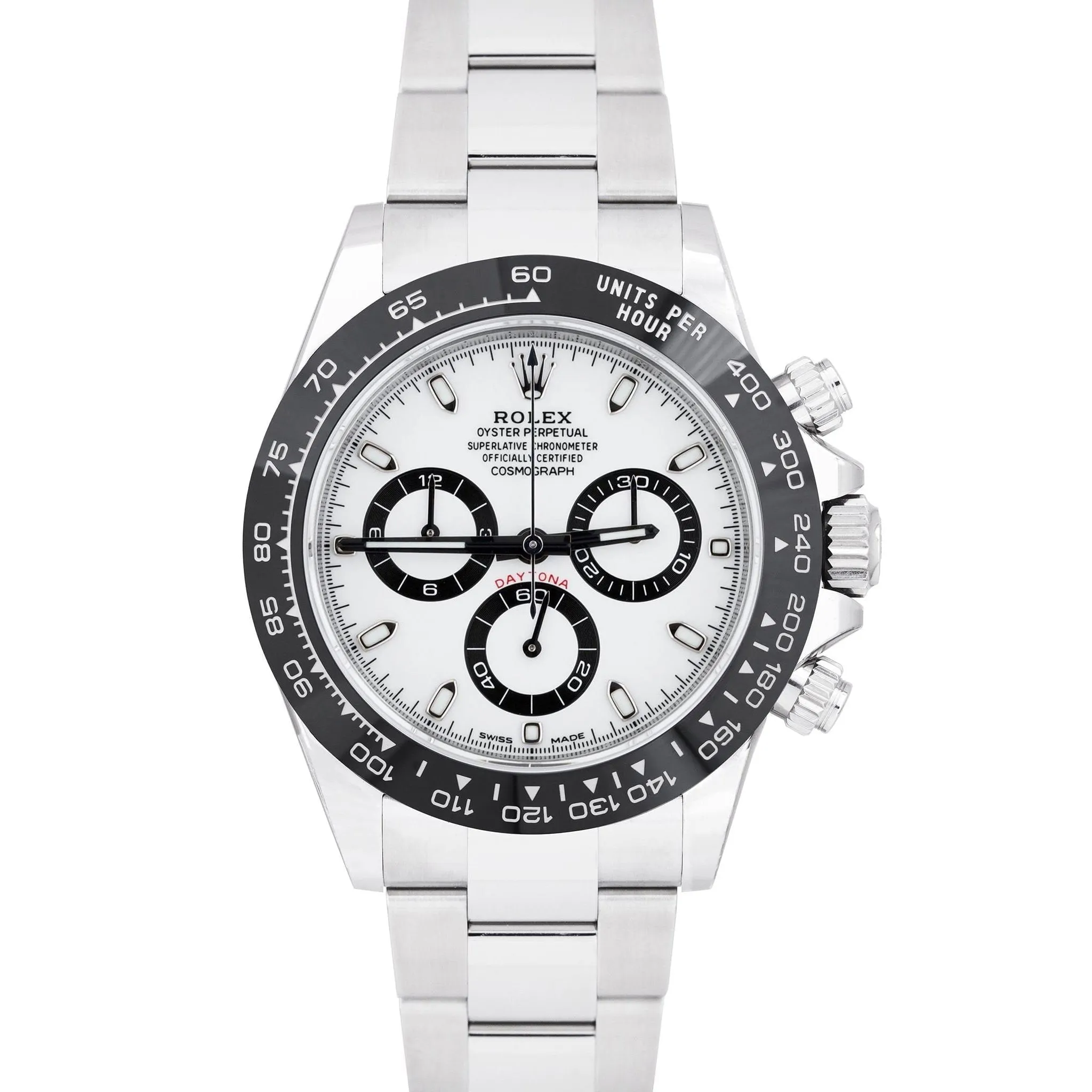 NEW BOX CARD Rolex Daytona Cosmograph 40mm PANDA Stainless Steel Watch 116500 LN