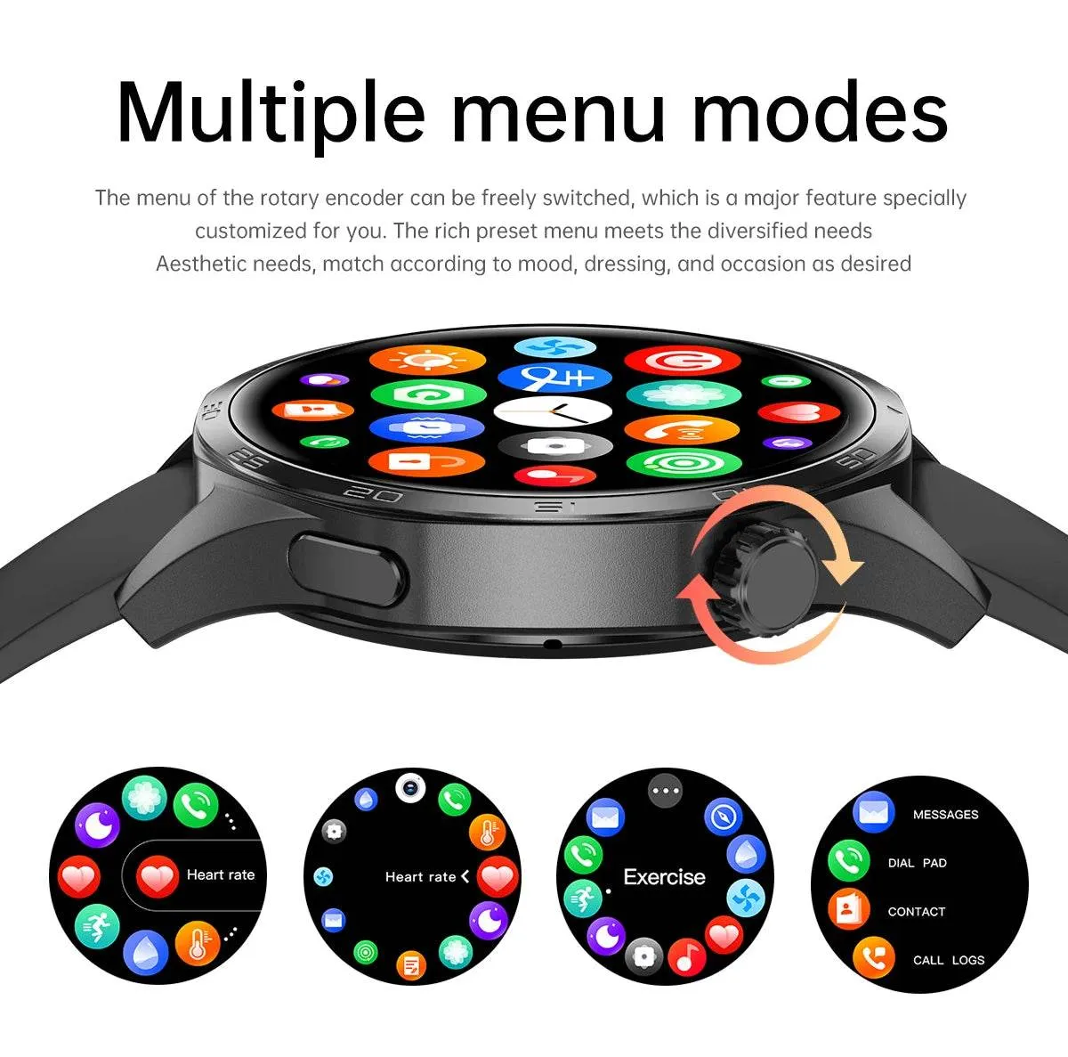 New GPS Smart Watch Men For Huawei Watch GT5 Pro 360*360 HD Screen Bluetooth Call NFC IP68 Waterproof Heart rate Smartwatch