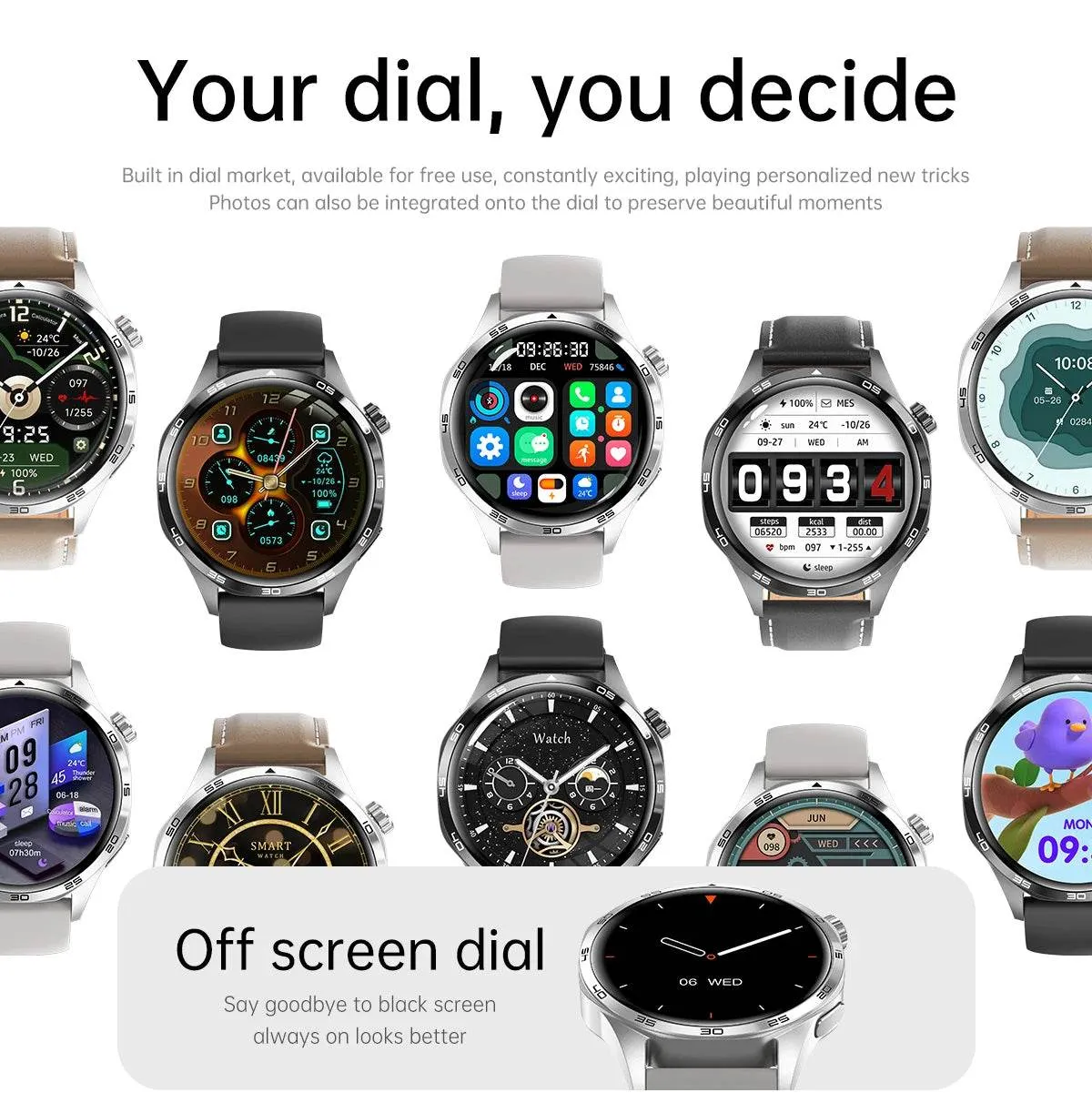 New GPS Smart Watch Men For Huawei Watch GT5 Pro 360*360 HD Screen Bluetooth Call NFC IP68 Waterproof Heart rate Smartwatch