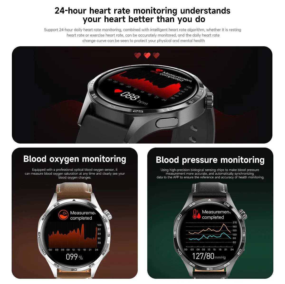 New GPS Smart Watch Men For Huawei Watch GT5 Pro 360*360 HD Screen Bluetooth Call NFC IP68 Waterproof Heart rate Smartwatch