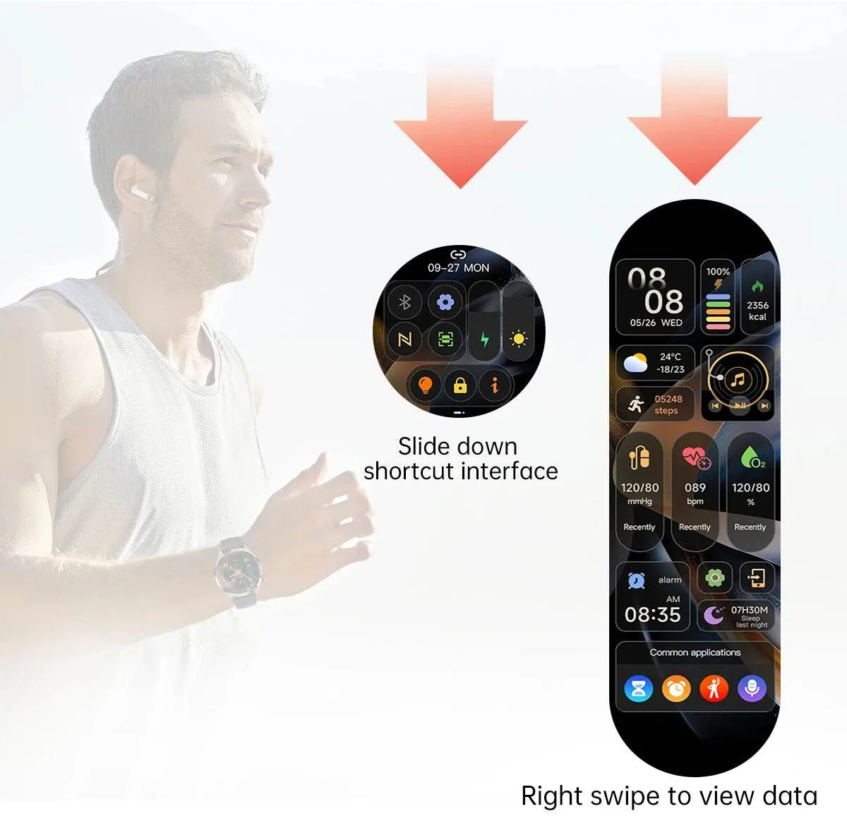 New GPS Smart Watch Men For Huawei Watch GT5 Pro 360*360 HD Screen Bluetooth Call NFC IP68 Waterproof Heart rate Smartwatch