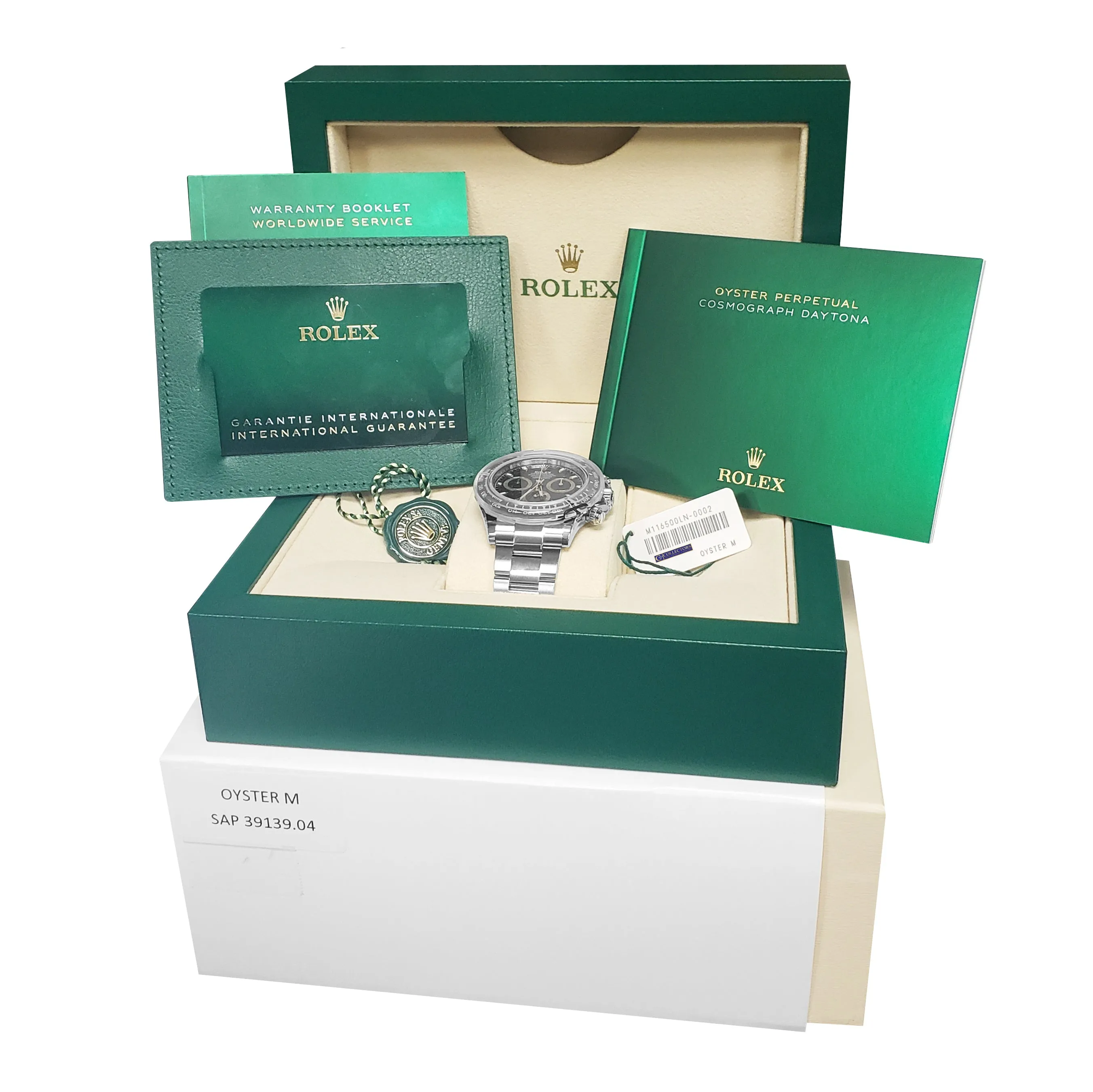 NEW MARCH 2021 Rolex Daytona Cosmograph Black Steel Chronograph Watch 116500 LN