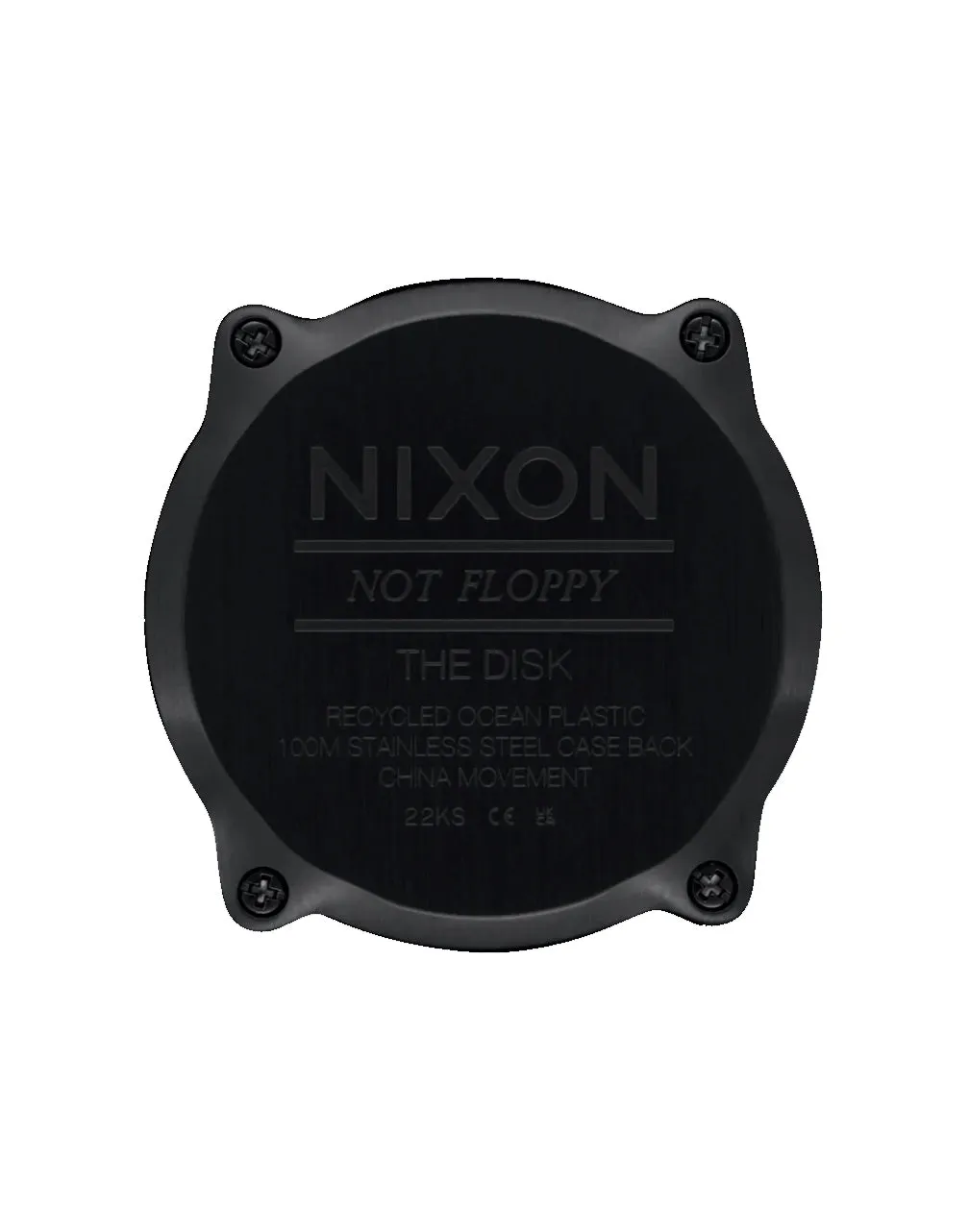Nixon Disk Black/Black Negative Watch