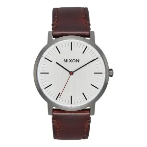 Nixon Porter Mens Leather Watch