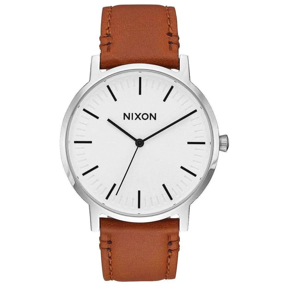 Nixon Porter Mens Leather Watch