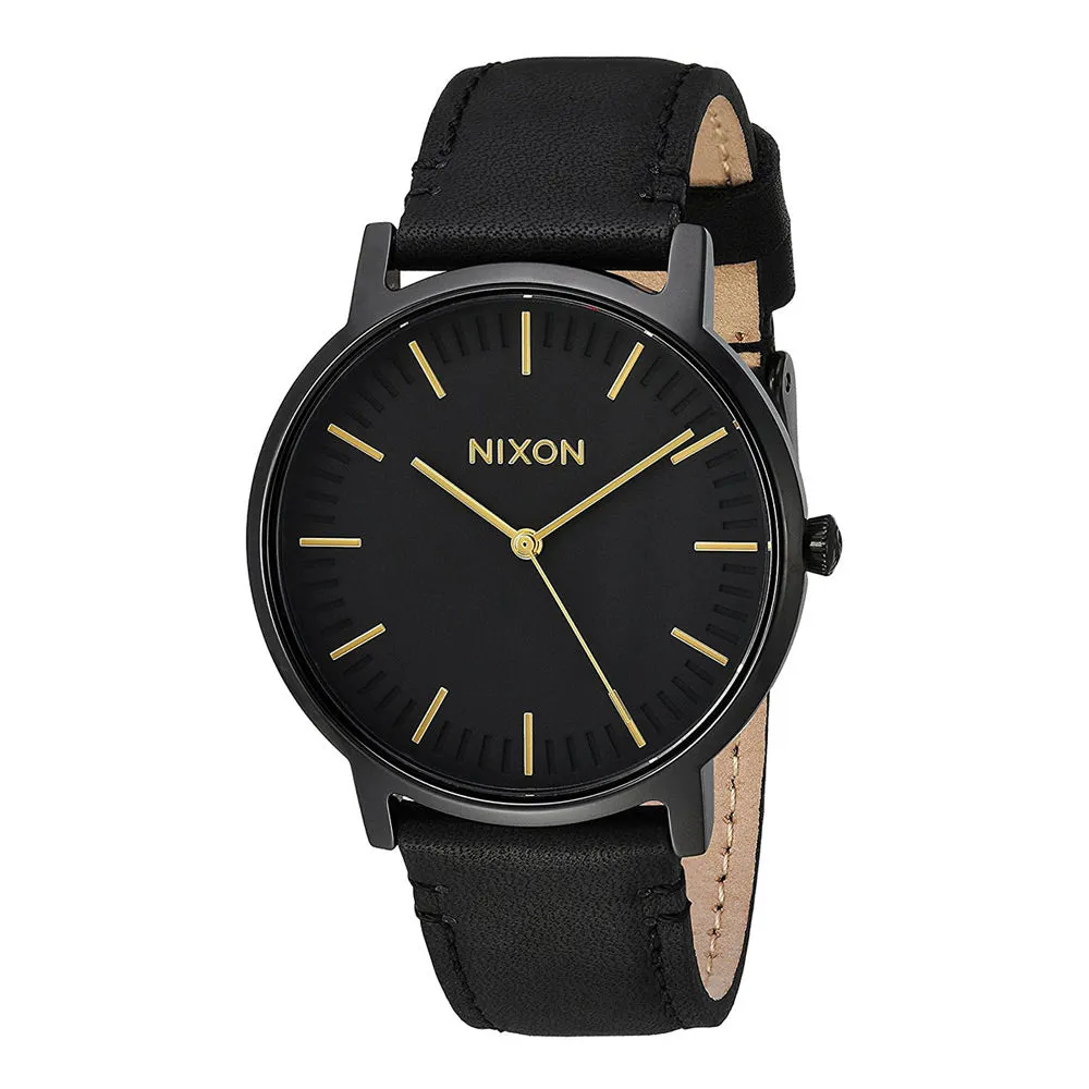 Nixon Porter Mens Leather Watch