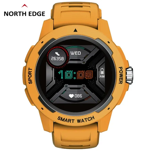 North Edge MARS 2 Multi Sport Smartwatch｜Heart Rate, Sleep Tracking, Pedometer