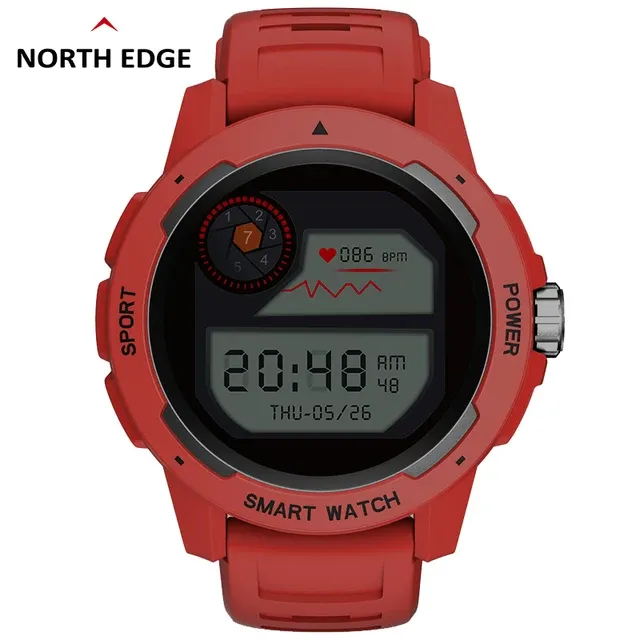 North Edge MARS 2 Multi Sport Smartwatch｜Heart Rate, Sleep Tracking, Pedometer