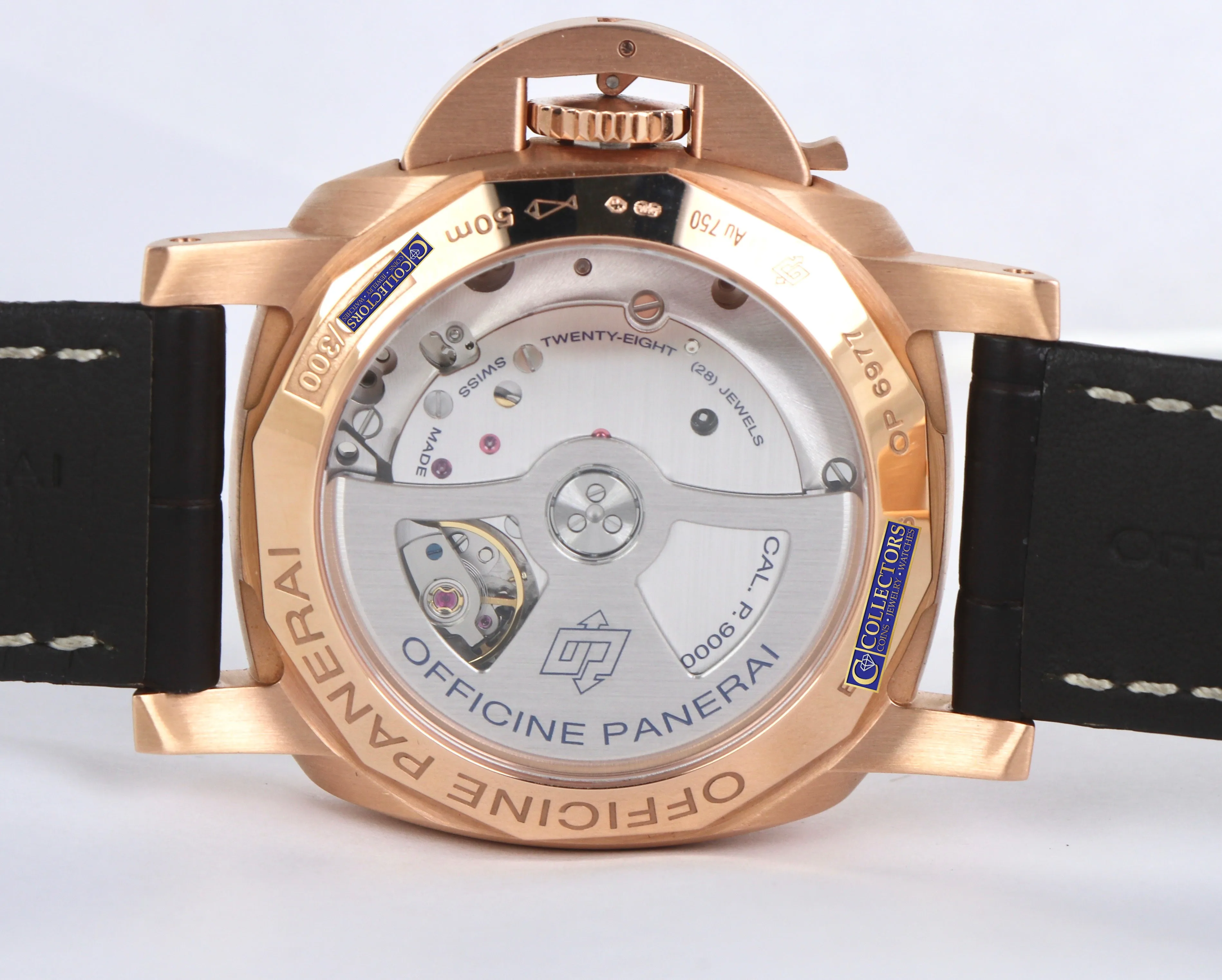 NOV 2019 Panerai Luminor Marina 1950 42mm PAM00393 18K Rose Gold Tobacco PAM 393