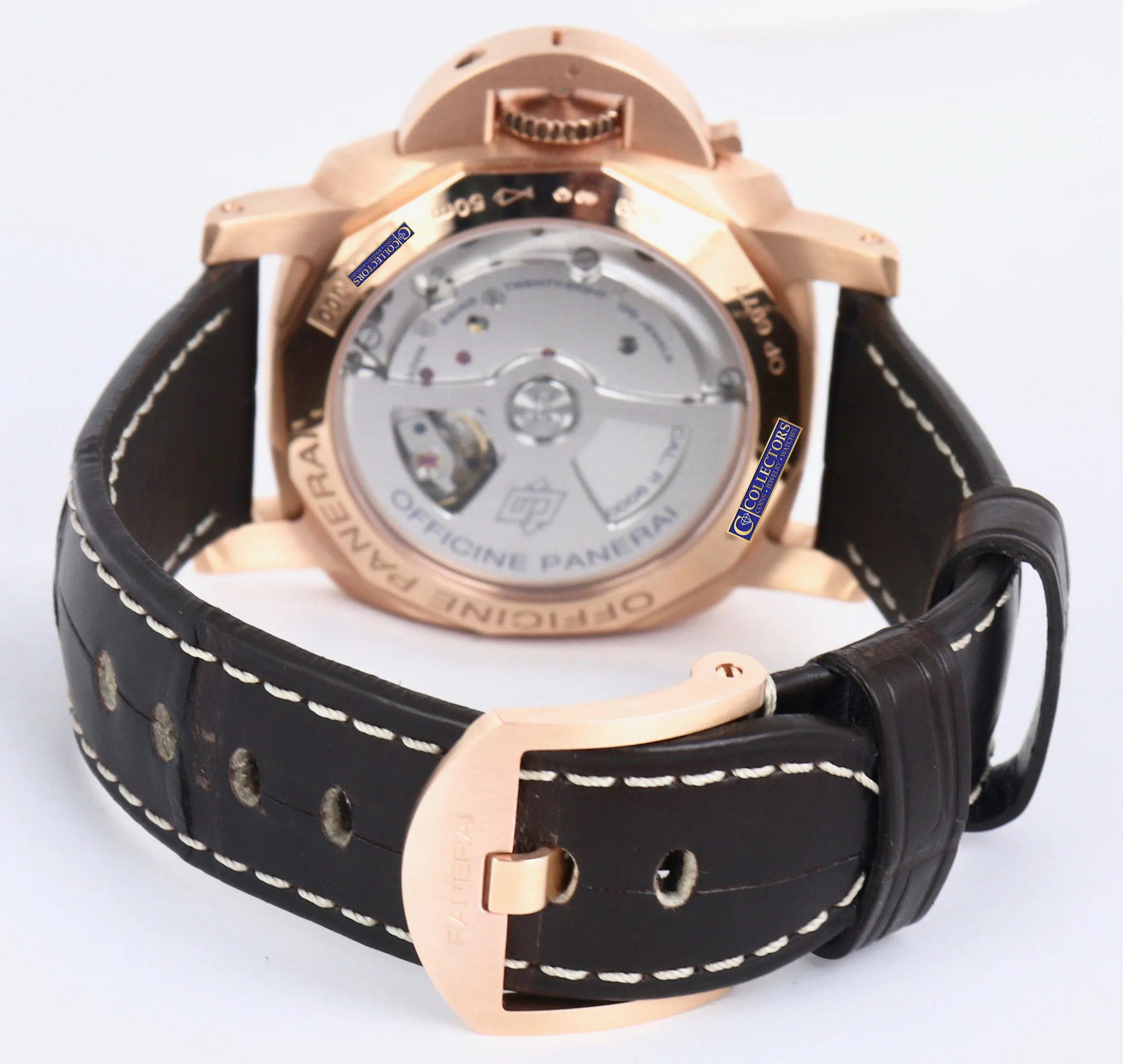 NOV 2019 Panerai Luminor Marina 1950 42mm PAM00393 18K Rose Gold Tobacco PAM 393