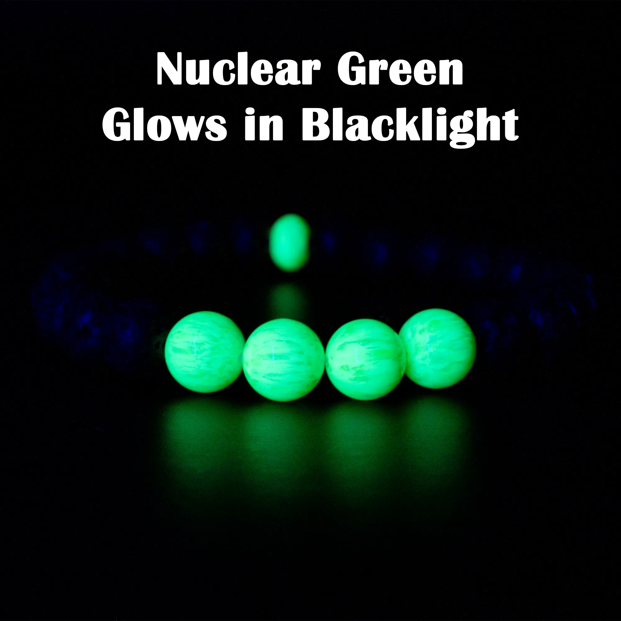 Nuclear Green Opal & Lava Stone Beaded Bracelet