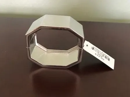 Octagon Silver Bracelet by Traci Lynn