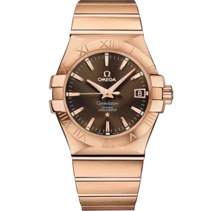 Omega Constellation 35 mm, red gold on red gold