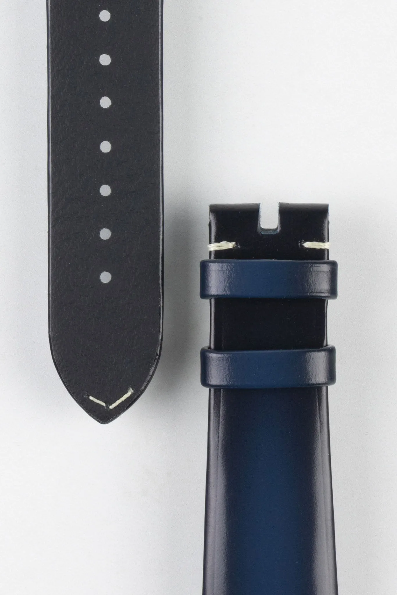 OMEGA CUZ015962 Speedmaster 57 Vintage Style 20mm Leather Watch Strap - BLUE