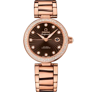 Omega De Ville Ladymatic 34 mm, red gold on red gold