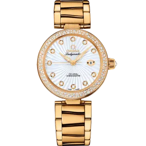 Omega De Ville Ladymatic 34 mm, yellow gold on yellow gold