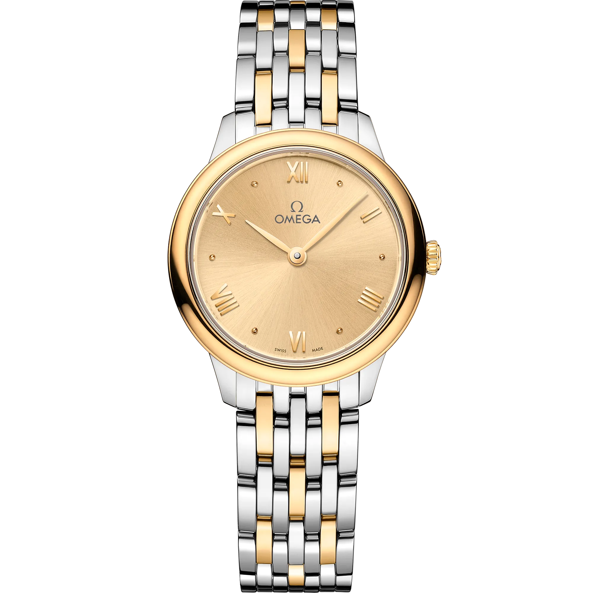 Omega De Ville Prestige 27.5 mm, steel - yellow gold on steel - yellow gold