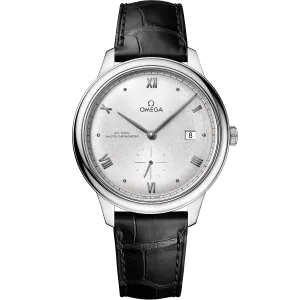 Omega De Ville Prestige 41 mm, steel on leather strap