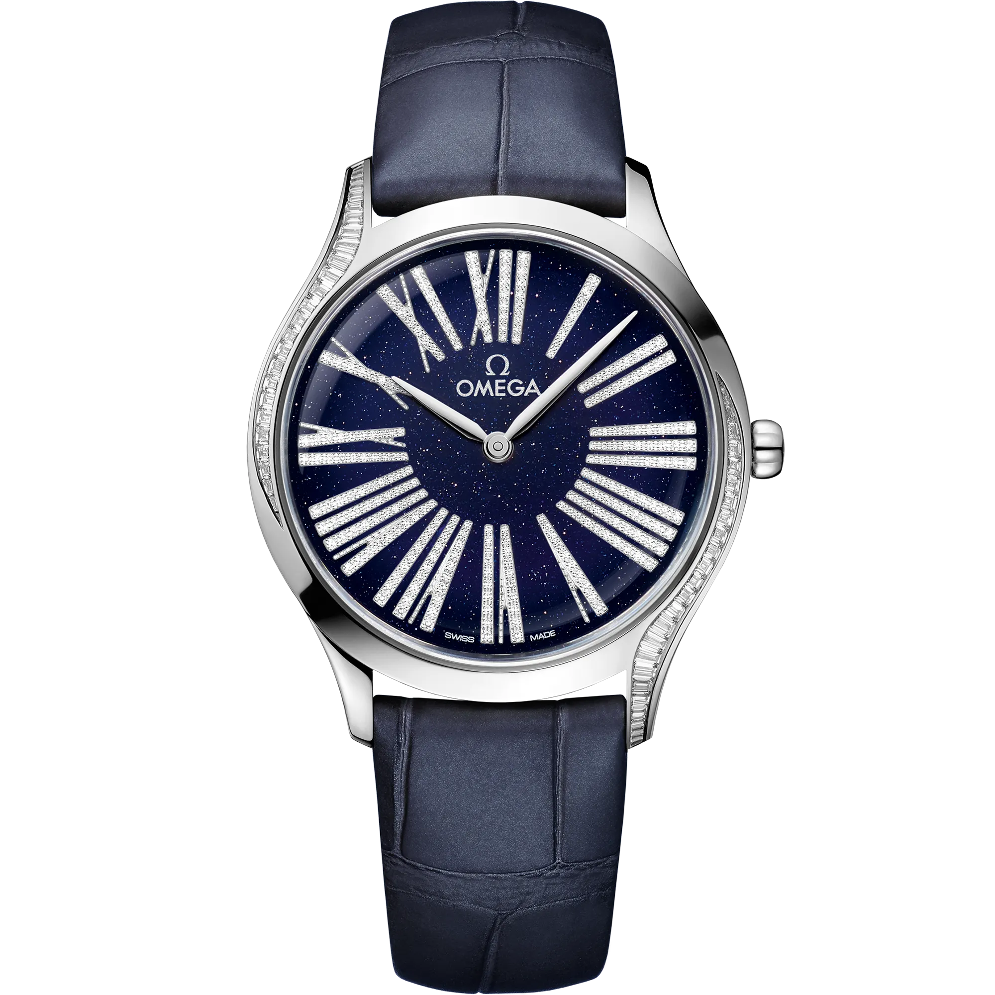 Omega De Ville Trésor 36 mm, Canopus Gold™ on leather strap