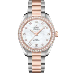 Omega Seamaster Aqua Terra 150M 34 mm, steel - Sedna™ gold on steel - Sedna™ gold