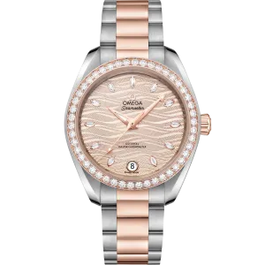 Omega Seamaster Aqua Terra 150M 34 mm, steel - Sedna™ gold on steel - Sedna™ gold