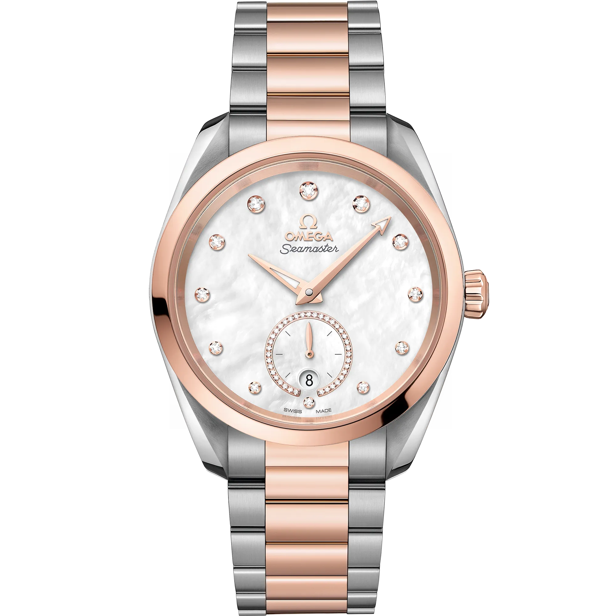 Omega Seamaster Aqua Terra 150M 38 mm, steel - Sedna™ gold on steel - Sedna™ gold