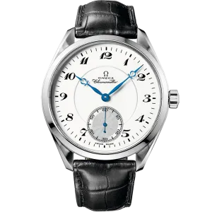 Omega Seamaster Aqua Terra 150M 49.2 mm, white gold on leather strap