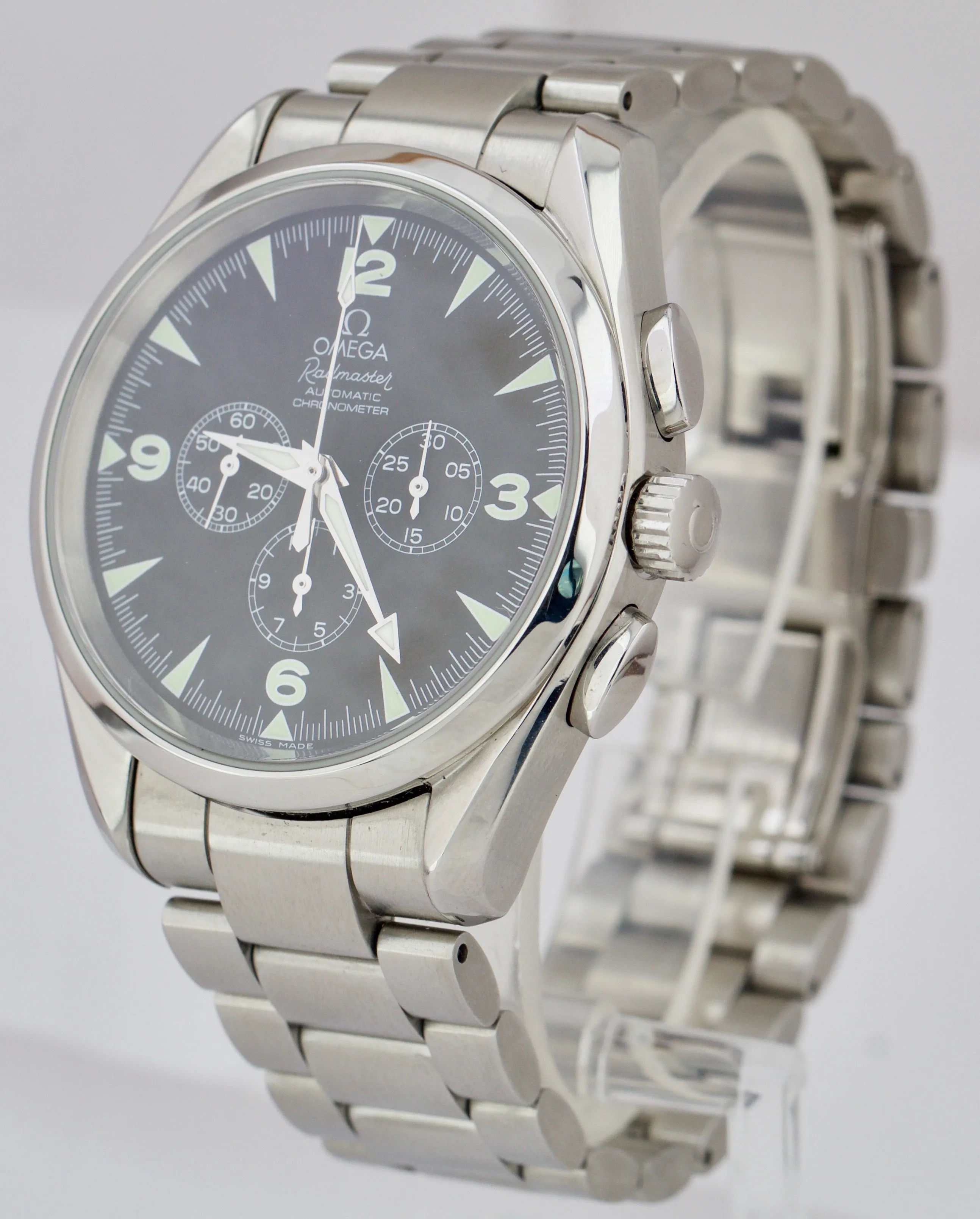Omega Seamaster Chronograph Railmaster Automatic 42mm Stainless Watch 2512.52.00