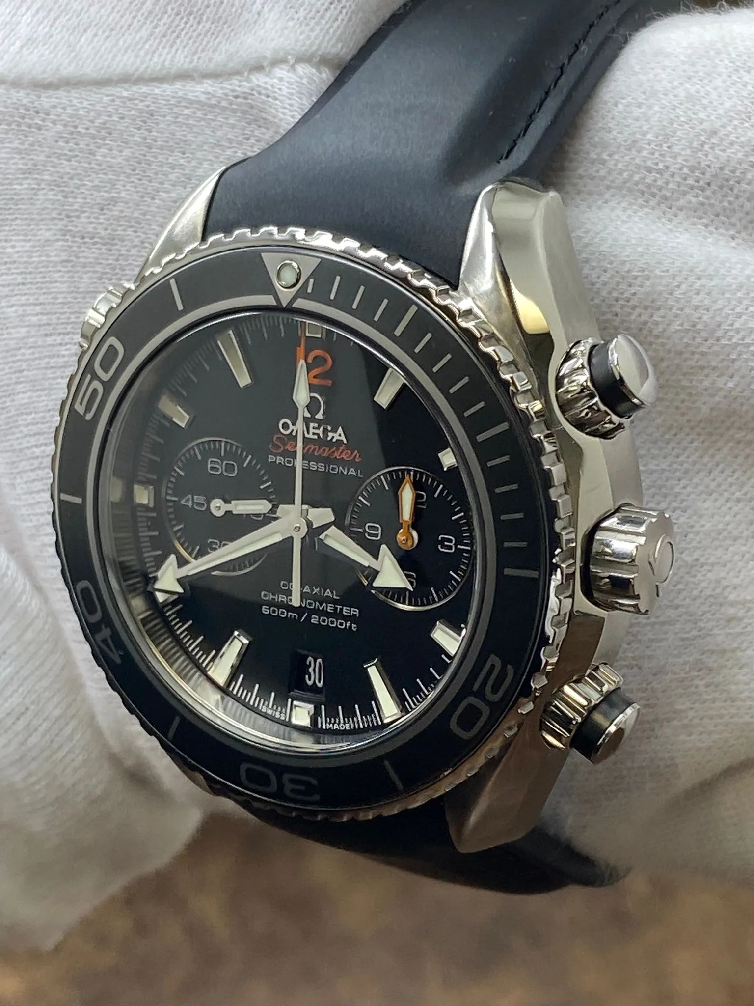 Omega SEAMASTER PLANET OCEAN 600M 45.5mm 232.30.46.51.01.003 Black Dial Automatic Men's Watch