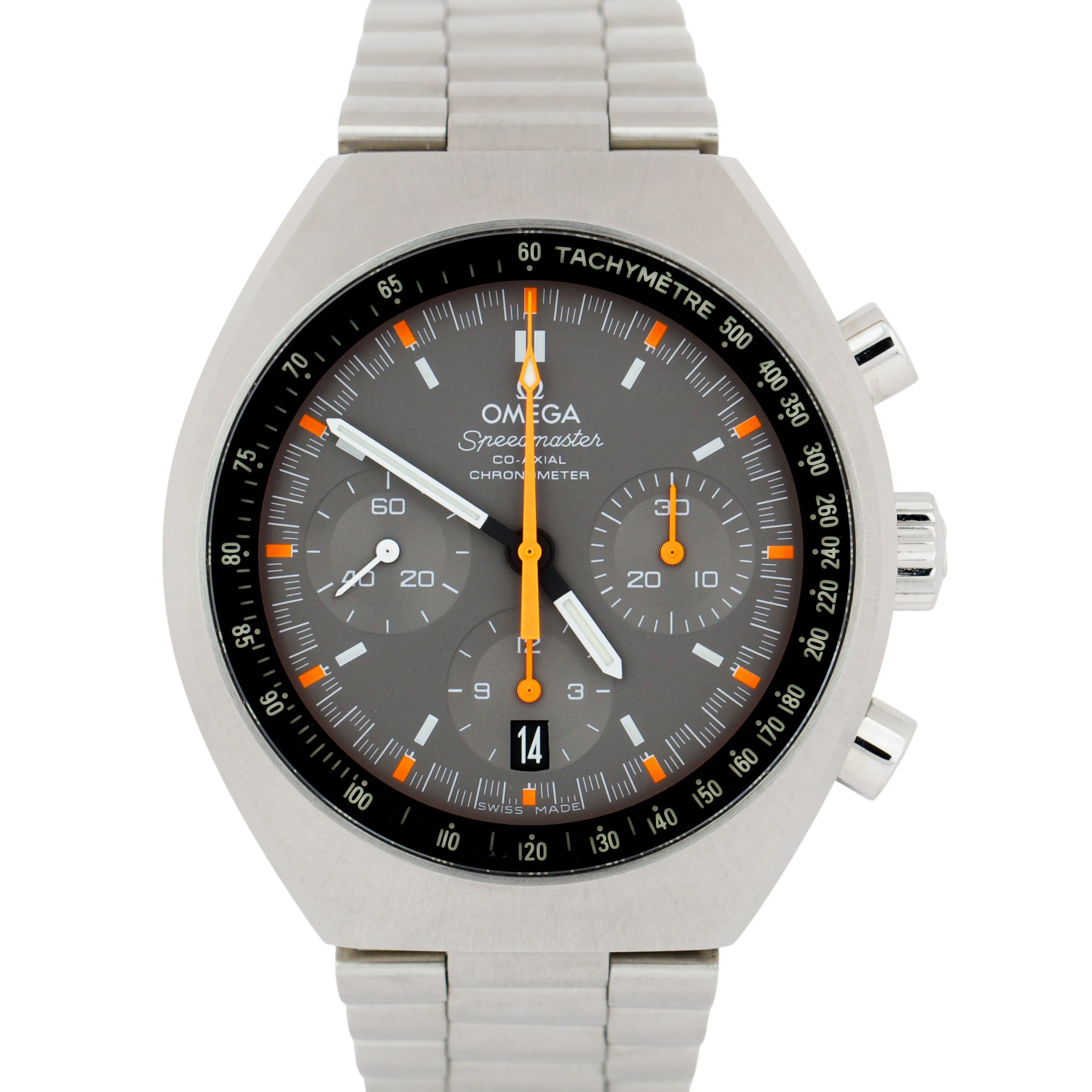 Omega Speedmaster Mark II Orange Chronograph 327.10.43.50.06.001 Steel Watch