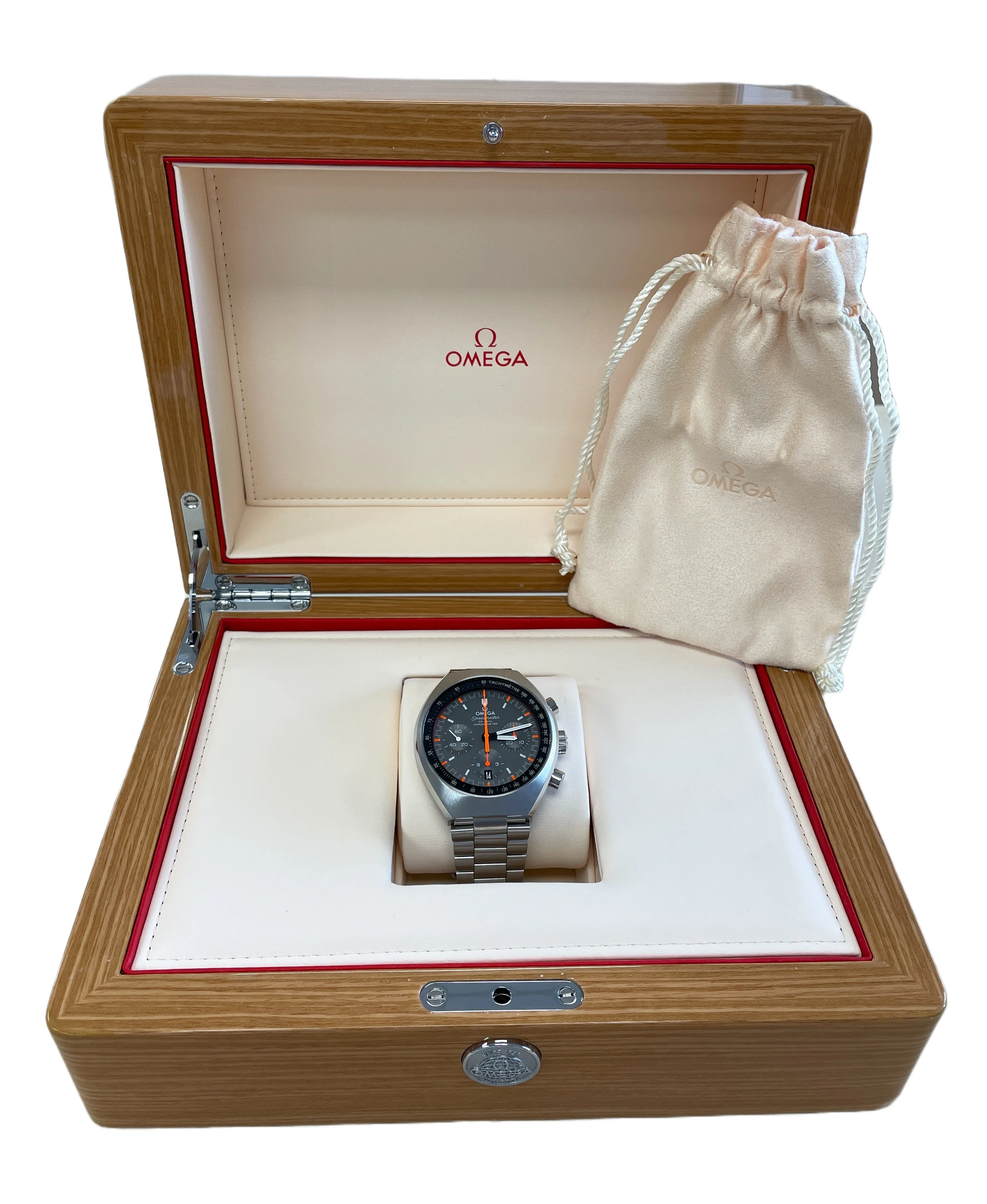 Omega Speedmaster Mark II Orange Chronograph 327.10.43.50.06.001 Steel Watch