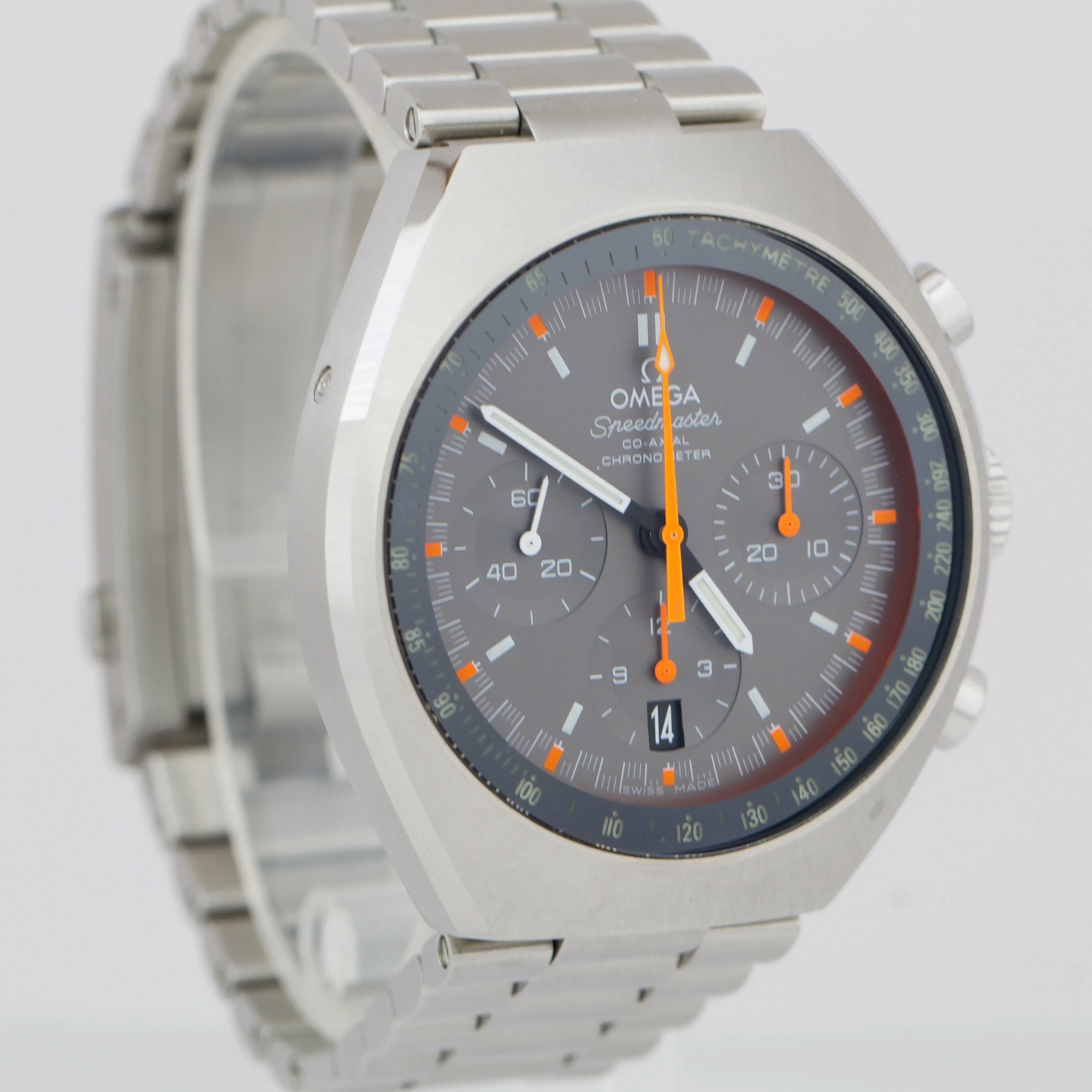 Omega Speedmaster Mark II Orange Chronograph 327.10.43.50.06.001 Steel Watch