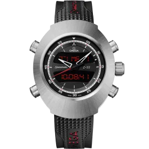 Omega Speedmaster Spacemaster Z-33 43 mm, titanium on rubber strap