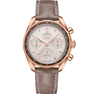Omega Speedmaster Speedmaster 38 38 mm, Sedna™ gold on leather strap