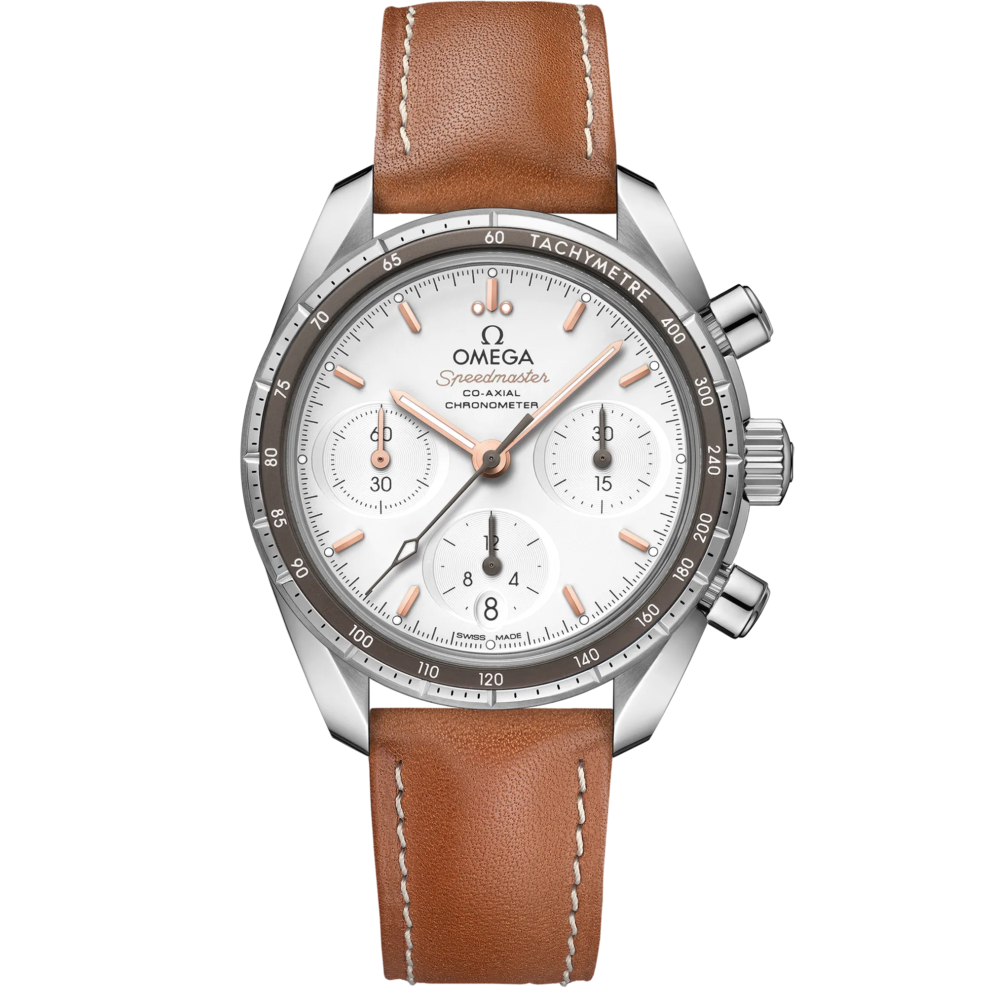 Omega Speedmaster Speedmaster 38 38 mm, steel on leather strap