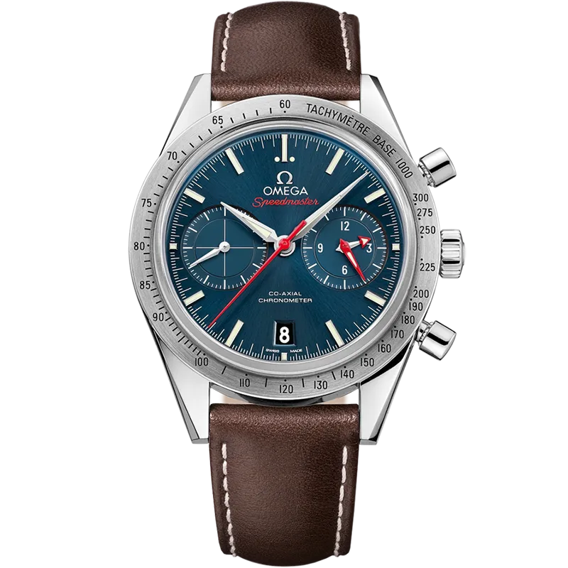 Omega Speedmaster Speedmaster '57 41.5 mm, steel on leather strap