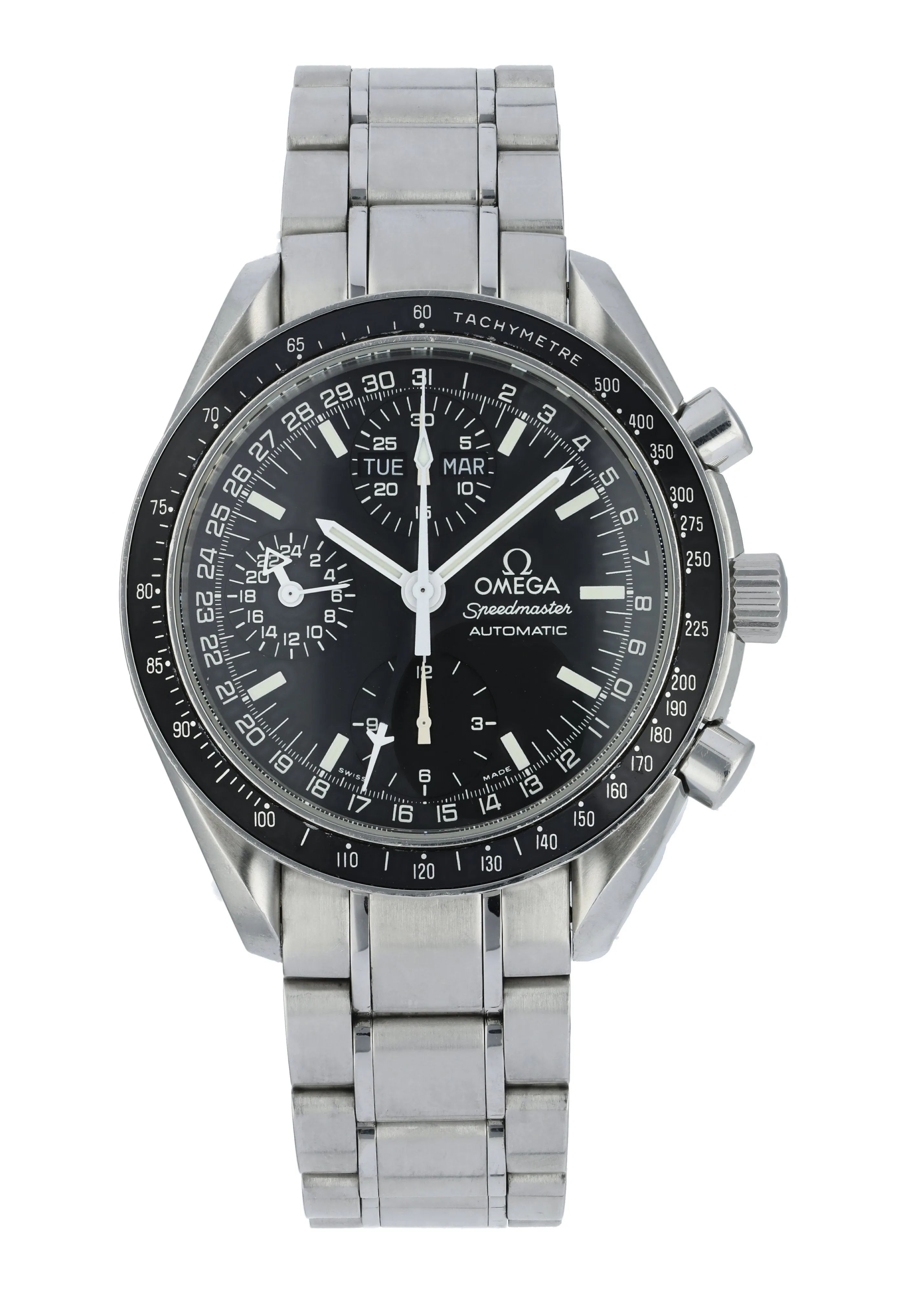 Omega Speedmaster Triple Date 3520.50.00 Mens Watch