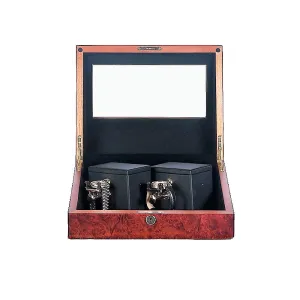 Orbita Sempre Double Watch in burlwood