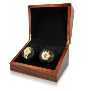 Orbita Sparta Deluxe 2-Unit Watch Winder in Teak