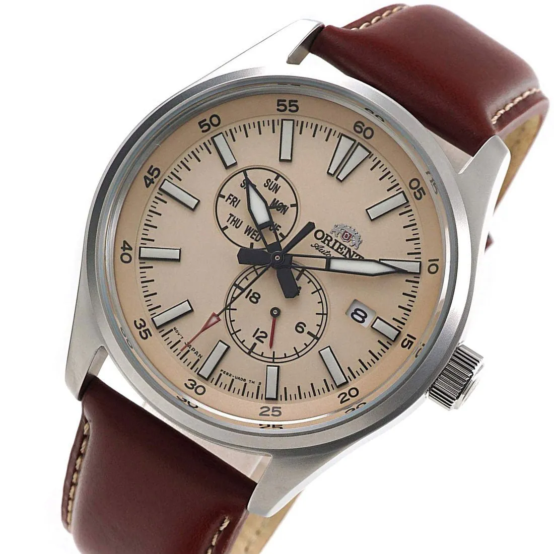 Orient Defender II Mechanical RA-AK0405Y10B RA-AK0405Y Leather Analog Watch