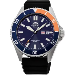 Orient Mechanical RA-AA0916L RA-AA0916L19B Rubber Band Blue Dial Sports Watch