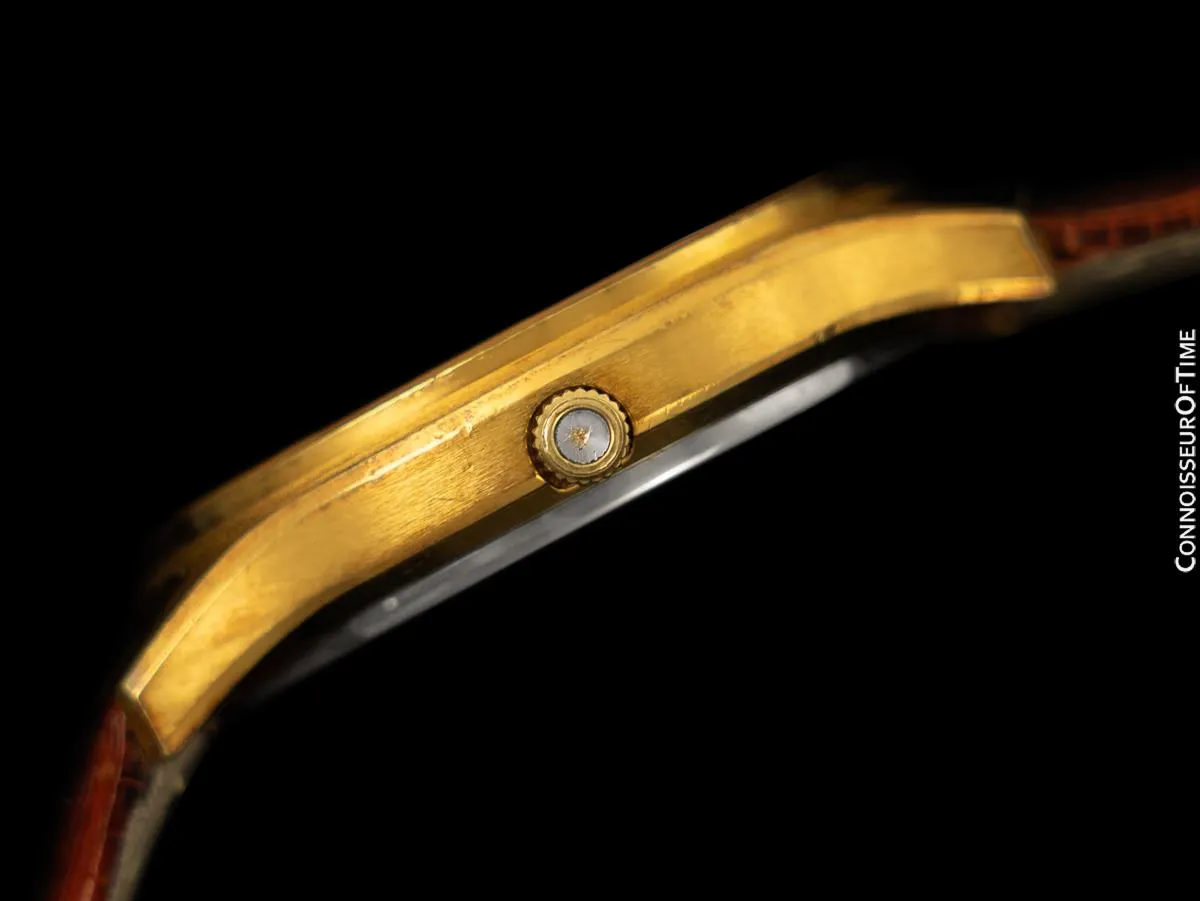 Owned & Worn By Richard Chamberlain - Omega De Ville 18K Gold Plated & Stainless Steel Watch