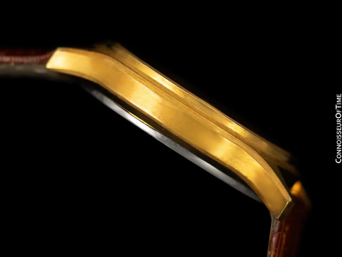 Owned & Worn By Richard Chamberlain - Omega De Ville 18K Gold Plated & Stainless Steel Watch