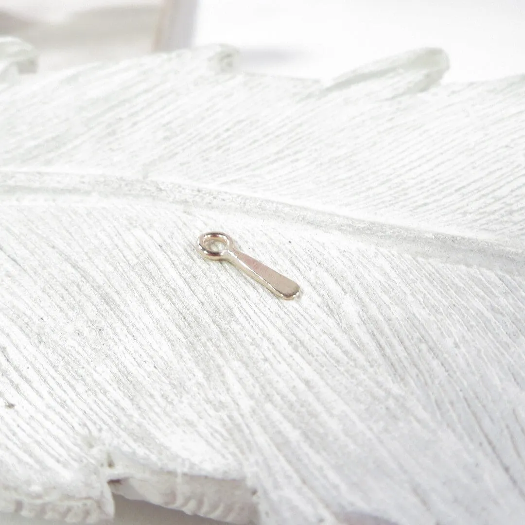 Paddle Dangle - 12mm, 1mm, Your Choice of Metals
