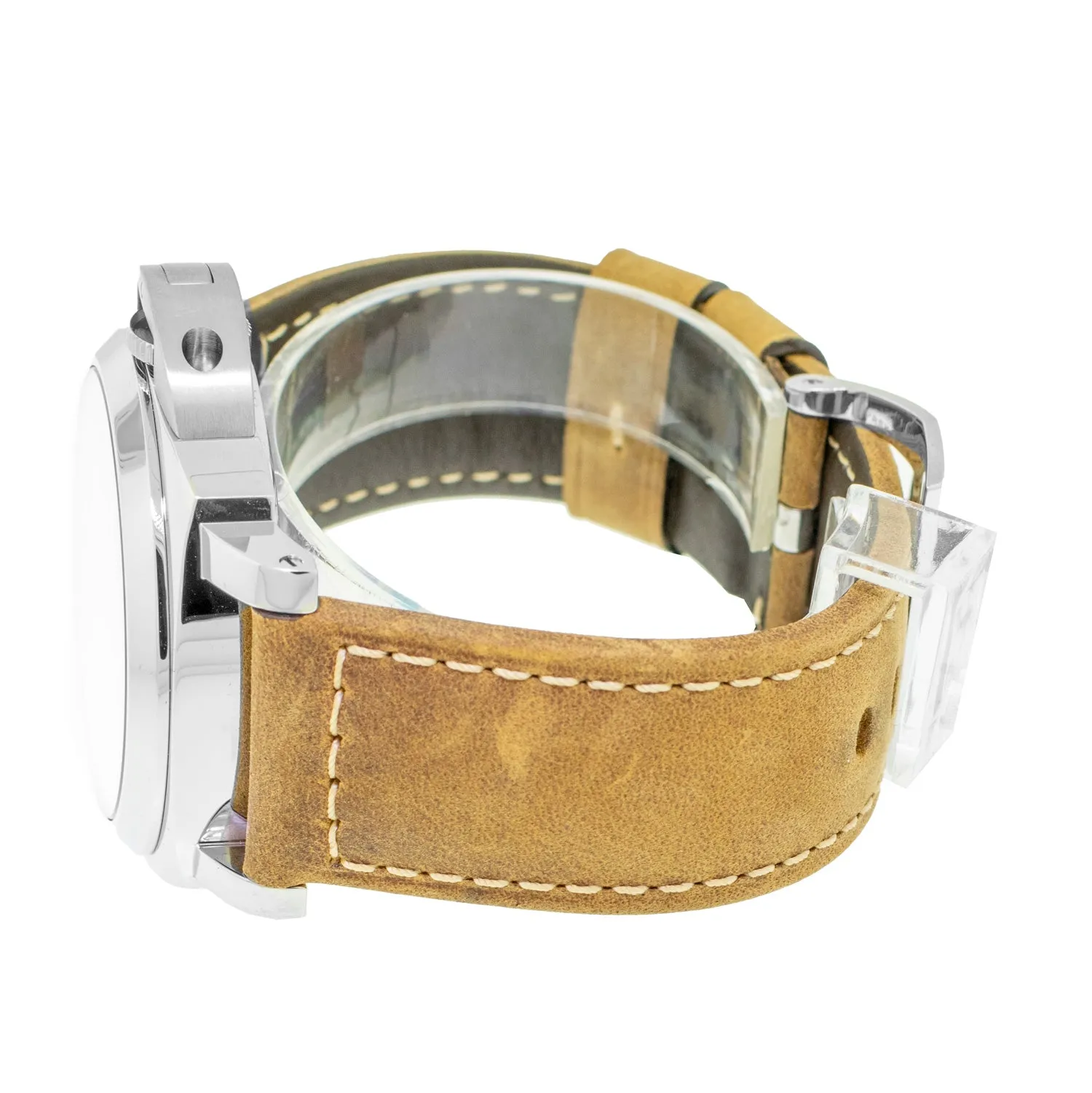 Panerai Luminor Marina 8 Days 44mm Stainless Steel Black Arabic Dial - PAM00590