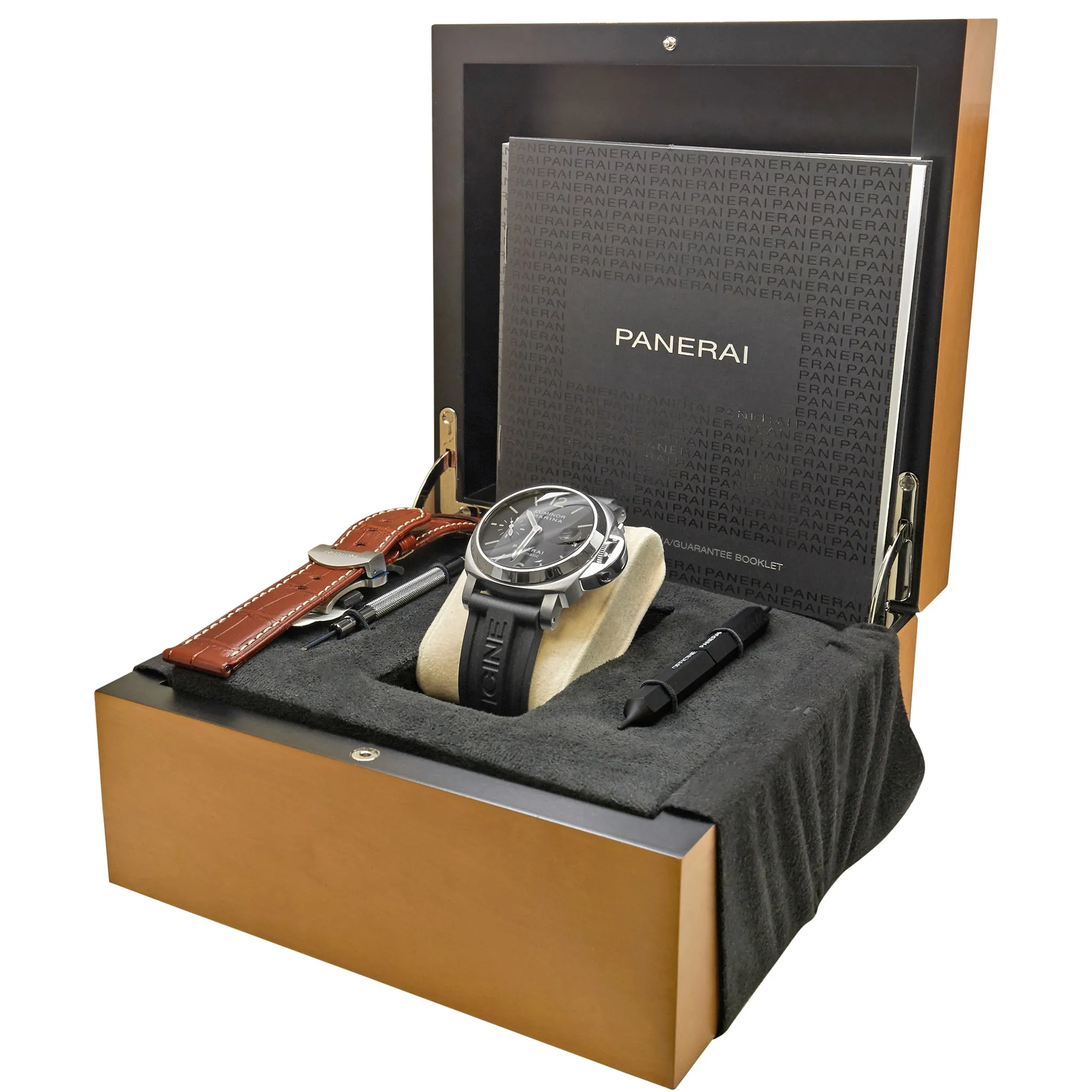 Panerai Luminor Marina Pam 00048 Black Dial Automatic Watch