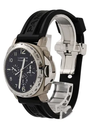 Panerai Luminor PAM00074 Automatic Zenith Chronograph Movement Mens Watch