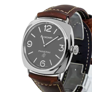 Panerai Radiomir Stainless Steel Black Arabic Dial PAM00753