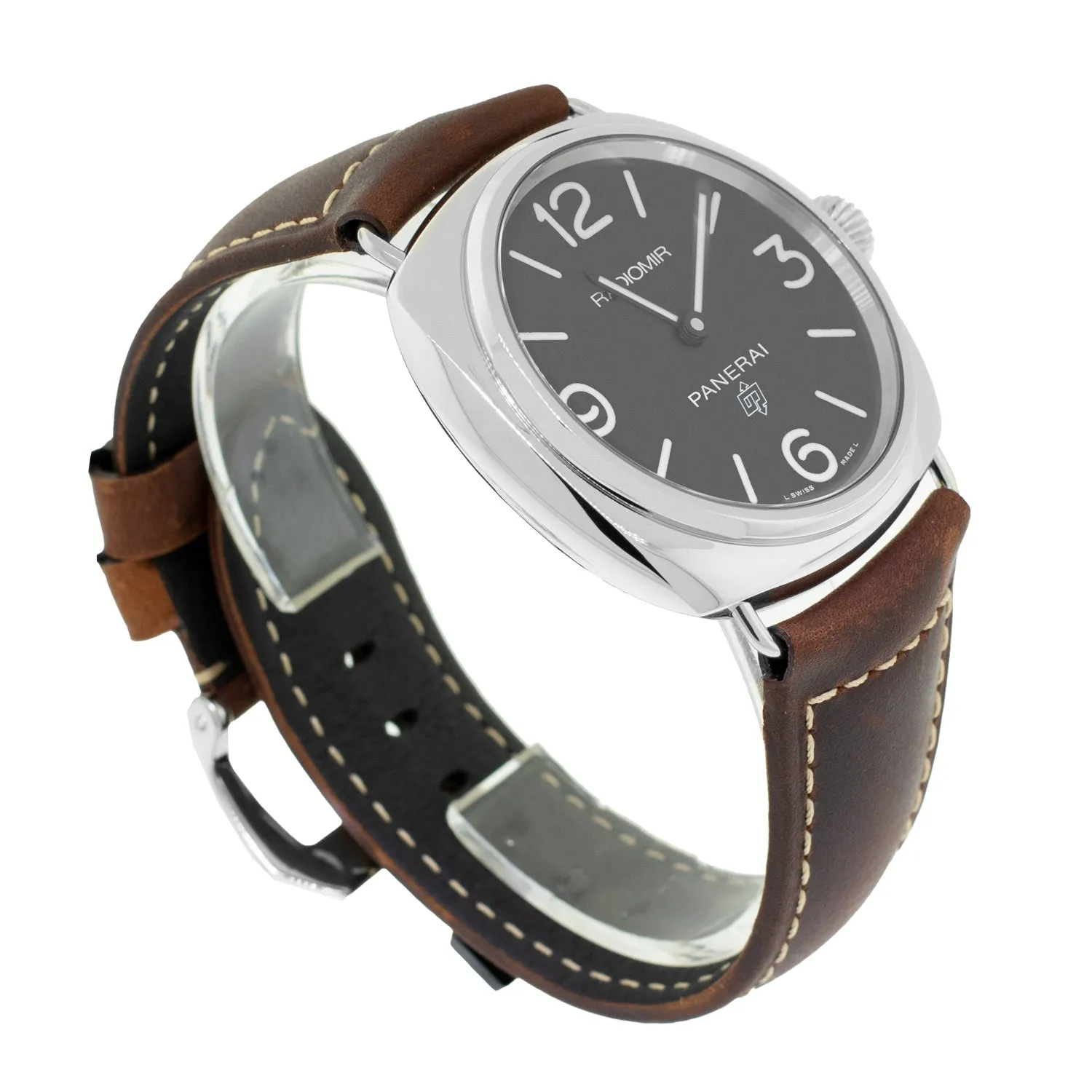 Panerai Radiomir Stainless Steel Black Arabic Dial PAM00753