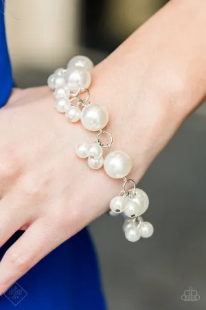 Paparazzi Broadway Ballroom Bracelet White